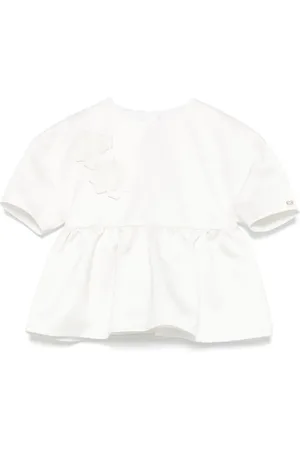 Elisabetta Franchi Blusa con aplique floral