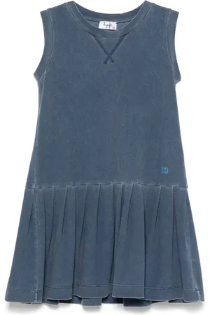 Il gufo Vestido con detalles plisados