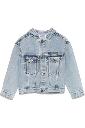 Moschino Chamarra de mezclilla con motivo Teddy Bear