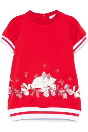 MONNALISA Vestido con diseño de dos tonos