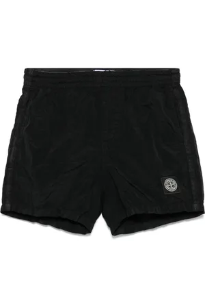 Stone Island Shorts de playa con distintivo Compass