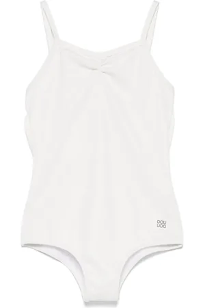 DOUUOD KIDS Traje de baño con detalle de moño