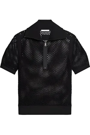 Helmut Lang Playera tipo polo de tejido flojo