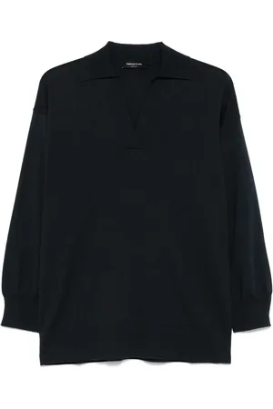 Fabiana Filippi Playera tipo polo tejida