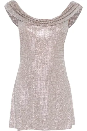 GIUSEPPE DI MORABITO Vestido corto con detalles de cristal