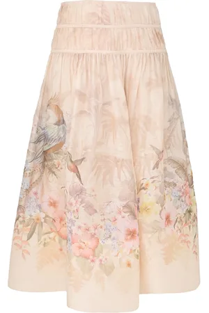 ZIMMERMANN Falda midi Illuminate