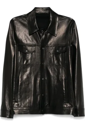 SALVATORE SANTORO Sobrecamisa de cuero
