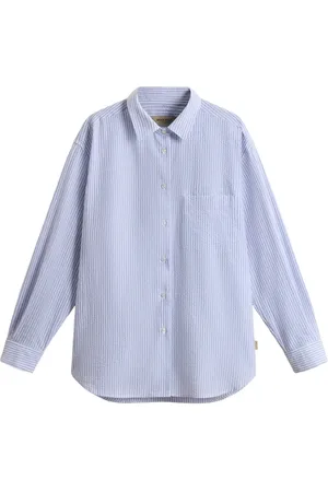 Woolrich Camisa con tejido seersucker