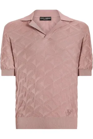 Dolce & Gabbana Playera tipo polo con logo bordado