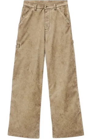 Alexander Wang Jeans con acabado afelpado