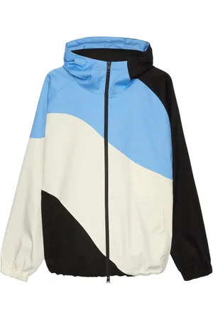 Msgm Chamarra deportiva con diseño color block