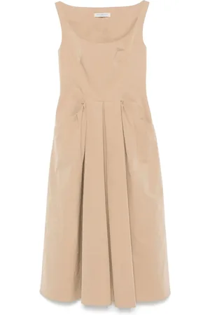 Serafini Vestido midi de popelina