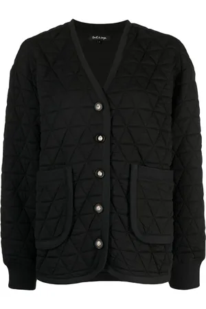 tout a coup Chamarra bomber capitonada con cuello en V
