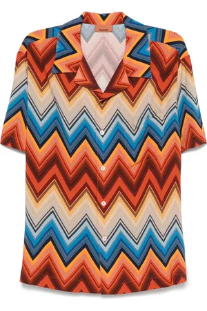 Missoni Camisa con bolsillo en zigzag