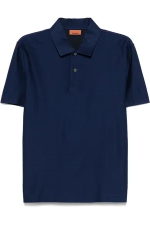 Missoni Playera tipo polo con motivo en zigzag