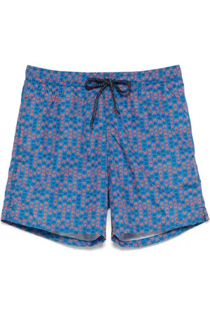 DRUMOHR Shorts de playa con mariposas estampadas