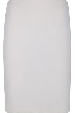 Emporio Armani Falda midi de algodón
