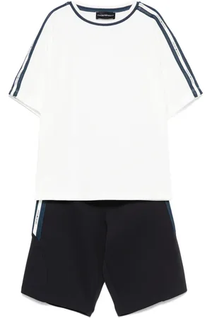 Emporio Armani Traje deportivo con franjas del logo