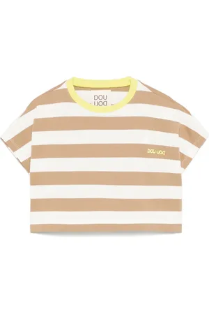 DOUUOD KIDS Playera con motivo de rayas