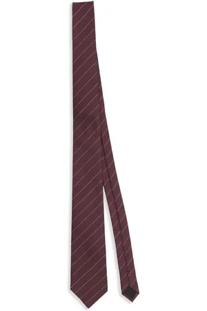 Saint Laurent Corbata de seda