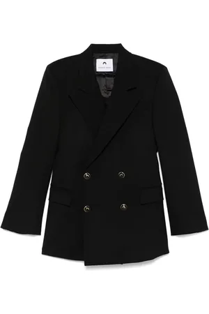 Marine Serre Blazer de sarga