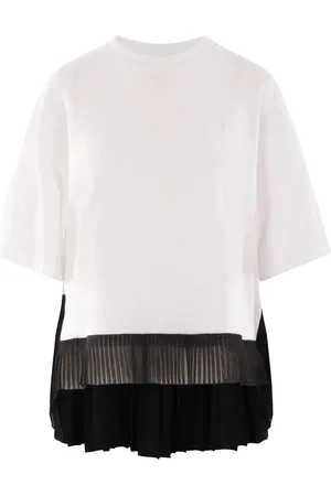 UNDERCOVER Playera con dobladillo plisado