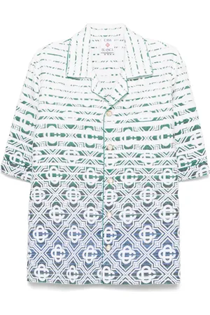 Casablanca Camisa con monograma degradado