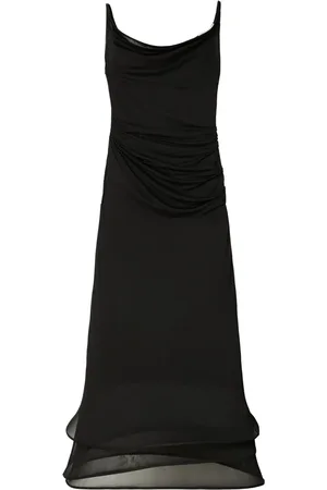 Tory Burch Vestido midi con detalle de aro