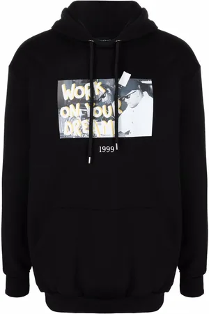 Throwback. Hoodie con estampado gráfico