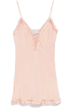 Alexander McQueen Vestido corto con efecto satinado