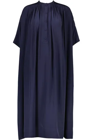 YVES SALOMON Vestido tipo caftán de seda