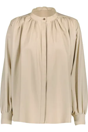 YVES SALOMON Camisa plisada