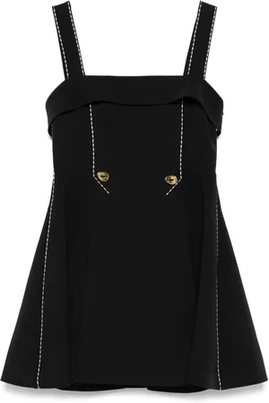 STINE GOYA Vestido corto con tiras ajustables