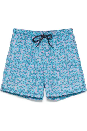 DRUMOHR Shorts de playa con mariposas estampadas