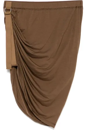 Helmut Lang Falda con dobladillo asimétrico