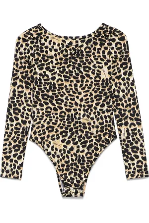 MISS BLUMARINE Body con animal print