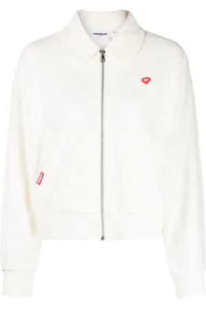 Chocoolate Chamarra bomber con parche del logo