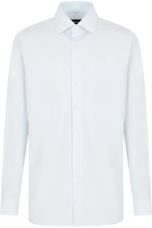 Giorgio Armani Camisa con motivo de rayas micro