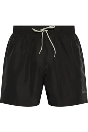 EA7 Shorts de playa con logo estampado
