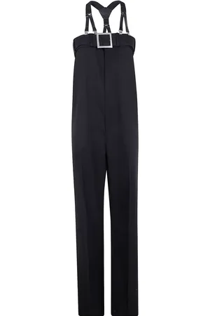 Jean Paul Gaultier Jumpsuit con ribete de cuero