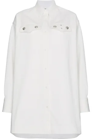 Calvin Klein Oversized shirt with silver buttons