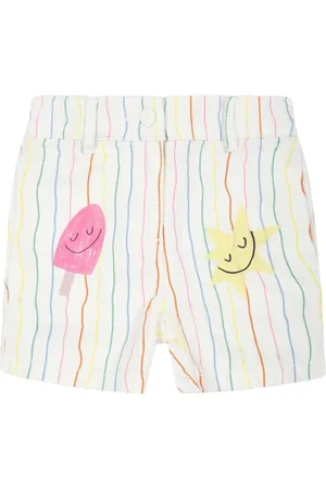 Stella McCartney Shorts con motivo de rayas