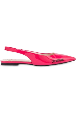 Moschino Flats con logo estampado