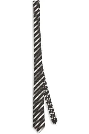 Saint Laurent Corbata con motivo de rayas