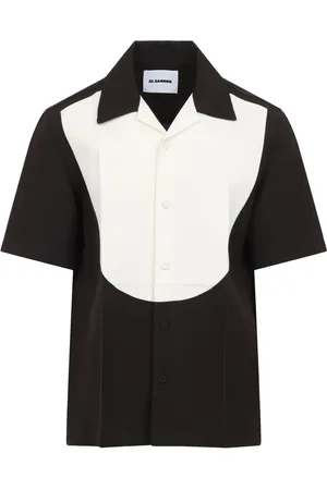 Jil Sander Camisa con diseño de dos tonos
