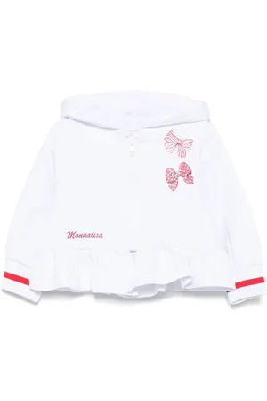 MONNALISA Hoodie con moño estampado