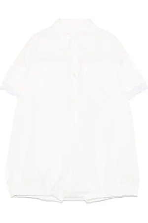 DOUUOD KIDS Jumpsuit corto con ribete de encaje