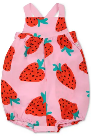 Stella McCartney Romper con fresas estampadas