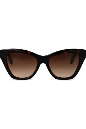 Roberto Cavalli Lentes de sol con placa del logo