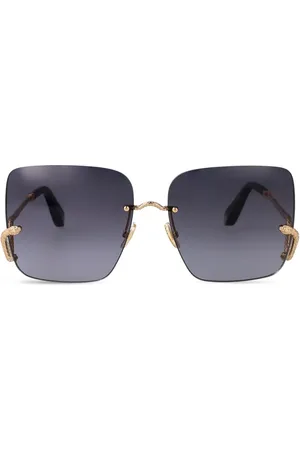 Roberto Cavalli Lentes de sol con armazón cuadrada